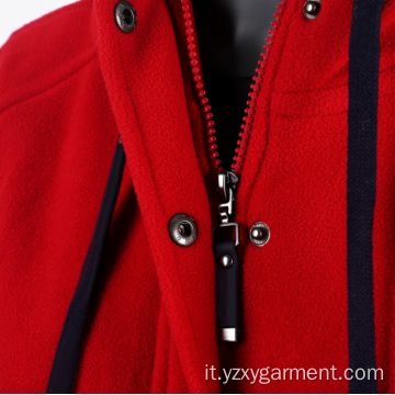 Maglione di cardigan con cappuccio da donna